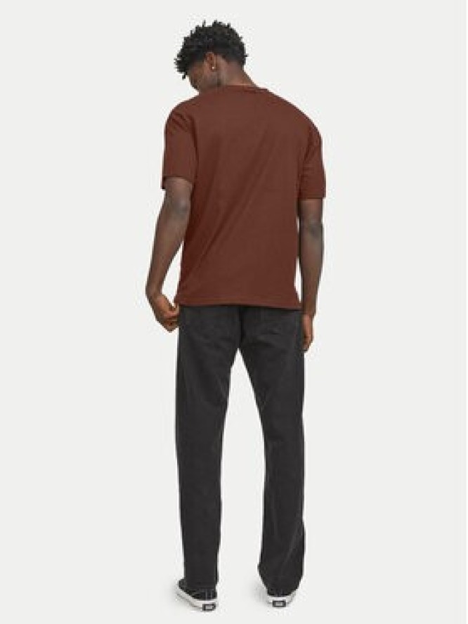 Jack & Jones T-Shirt Vesterbro 12240121 Brązowy Relaxed Fit