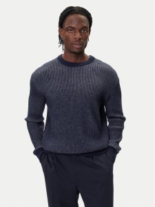 Guess Sweter M5BR20 Z0482 Granatowy Regular Fit