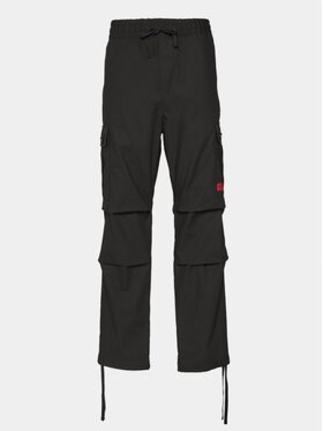 Hugo Spodnie materiałowe Garlo233 10250557 Czarny Regular Fit