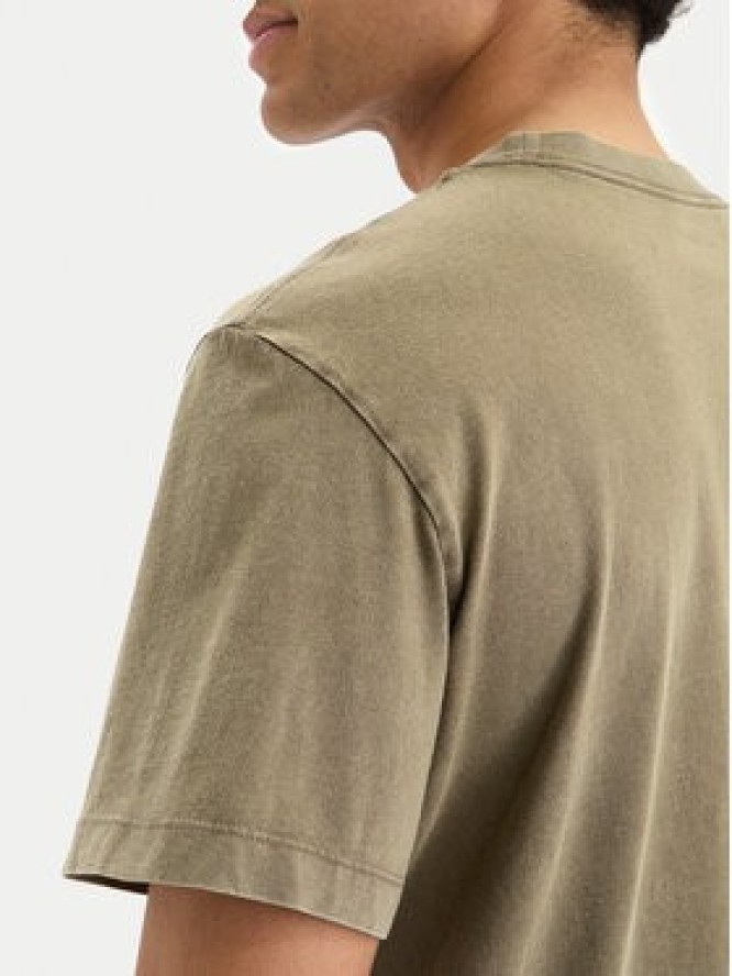 Calvin Klein Jeans T-Shirt LV04RB824G Zielony Regular Fit