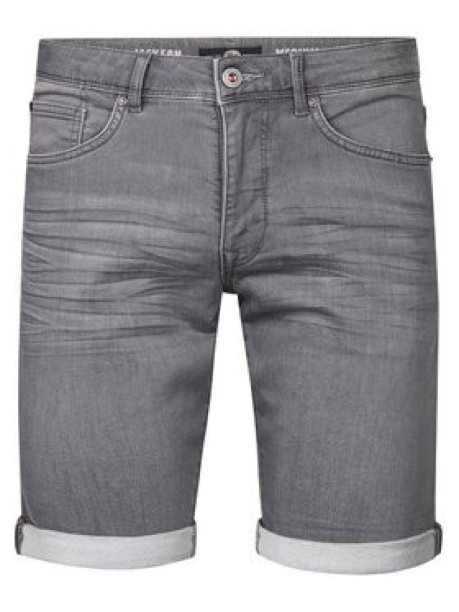 Petrol Industries Szorty jeansowe M-ROS-SHO001 Szary Slim Fit