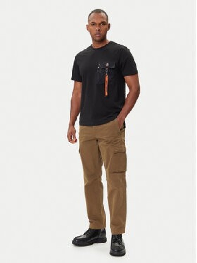 Parajumpers T-Shirt Mojave 25WMPMTSRE07 Czarny Regular Fit