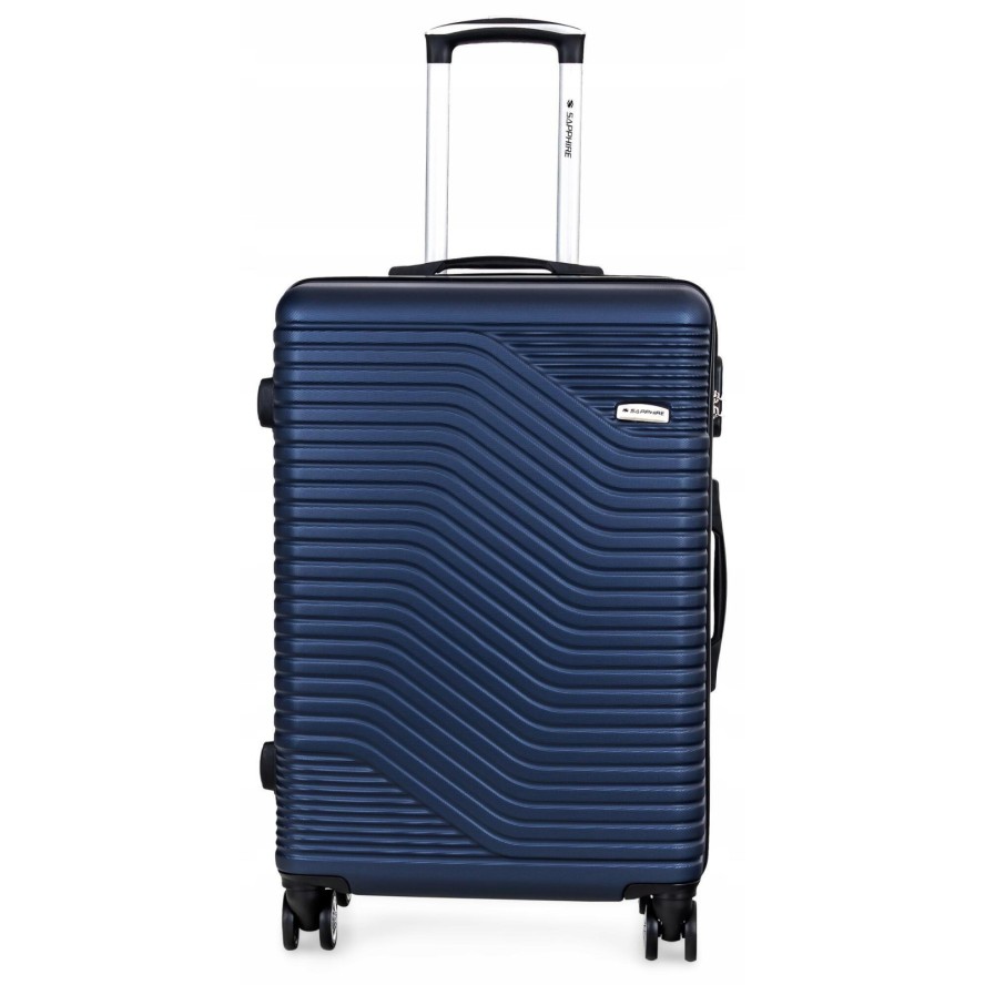 Walizka podróżna na kółkach Sapphire ST-140 DUO - duża ABS
