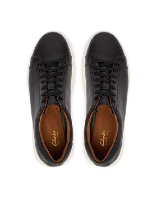 Clarks Sneakersy Goswell Tie 26186559 Czarny