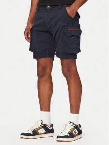 Alpha Industries Szorty materiałowe Crew 176203 Granatowy Regular Fit