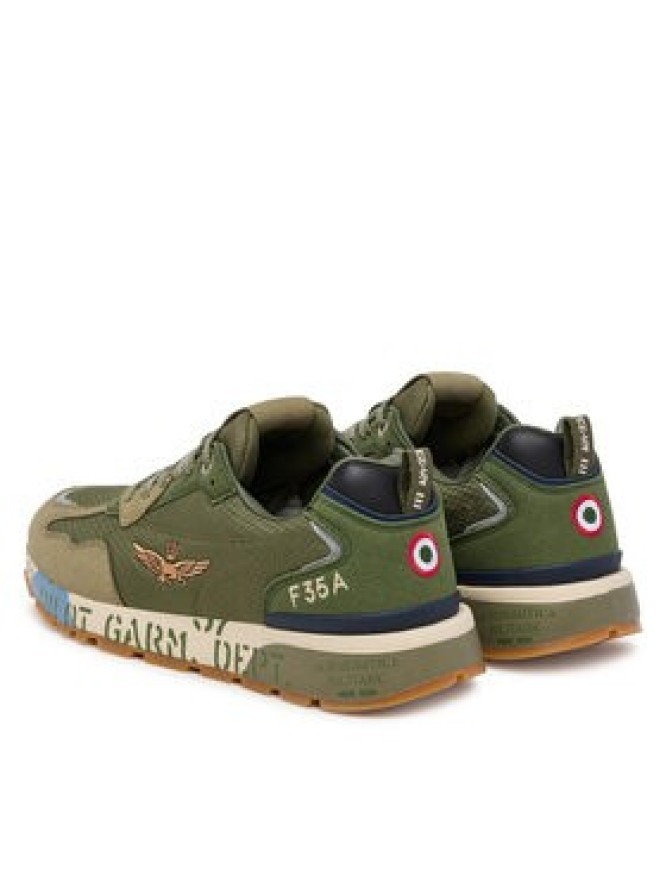 Aeronautica Militare Sneakersy 252SC0276UCT04249 Zielony