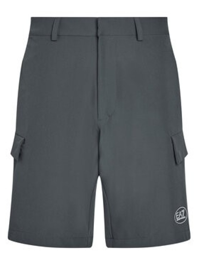 EA7 Emporio Armani Szorty sportowe 7M000196 AF13554 U8109 Szary Regular Fit
