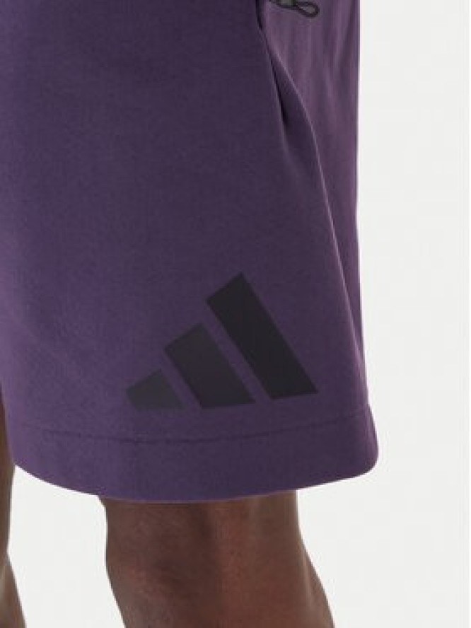 adidas Szorty sportowe Z.N.E. JW4747 Fioletowy Regular Fit