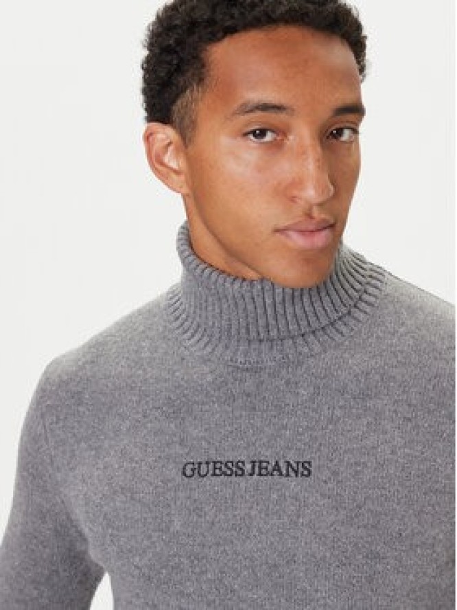 Guess Jeans Golf M5BR58 Z0561 Szary Regular Fit