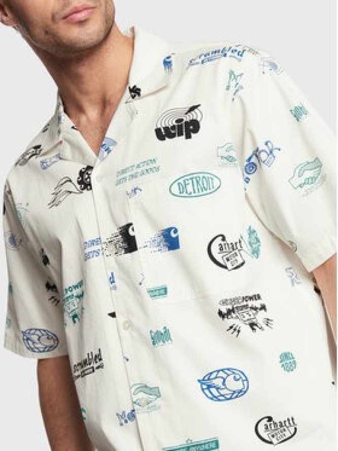 Carhartt WIP Koszula Motor City I030042 Beżowy Loose Fit