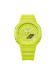 G-Shock Zegarek GA-2100-9A9ER Żółty