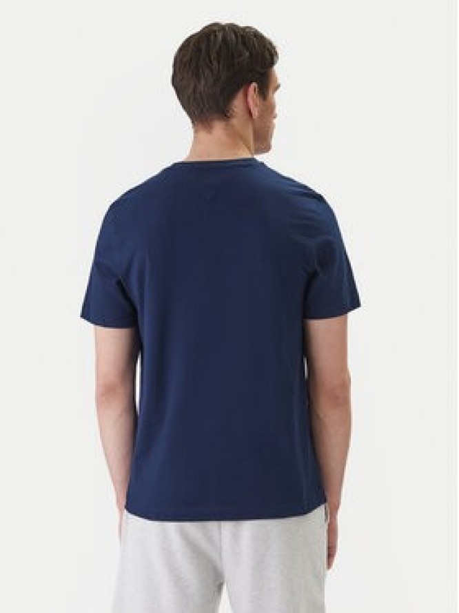 Tommy Hilfiger T-Shirt Ess Seasonal MW0MW39995 Granatowy Regular Fit