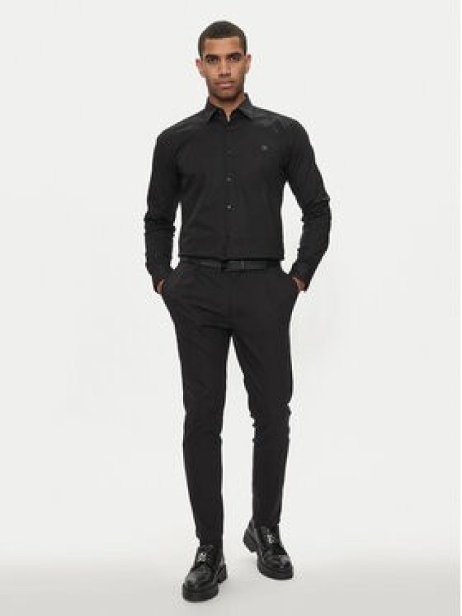 Hugo Koszula Ermo 50505315 Czarny Slim Fit