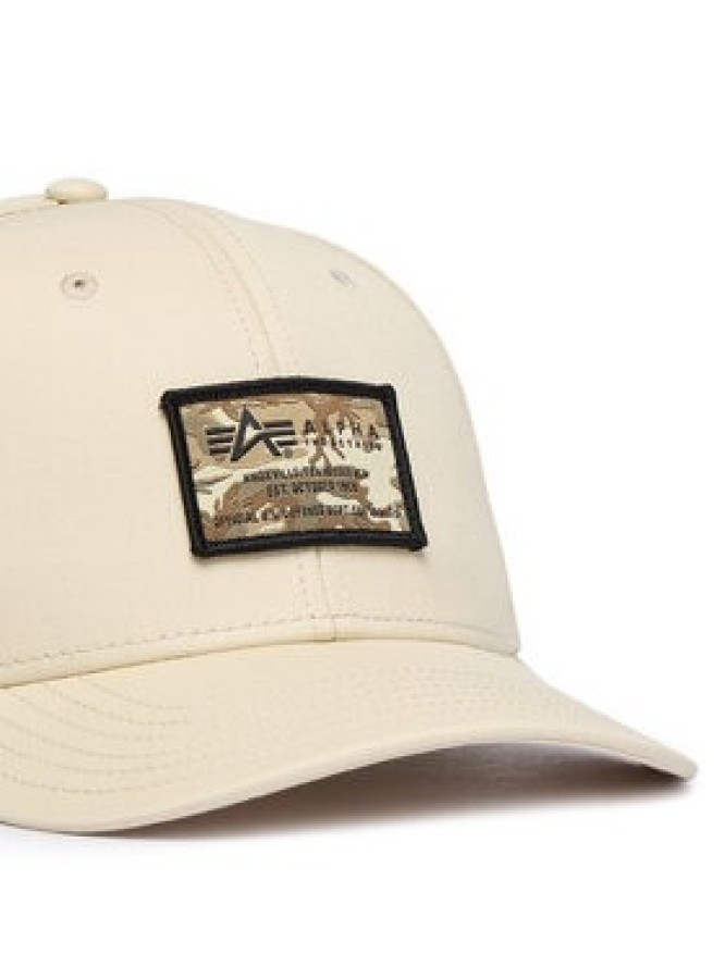 Alpha Industries Czapka z daszkiem Crew Camo 156903 Écru