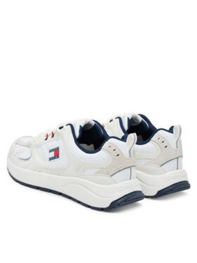 Tommy Jeans Sneakersy Tjm Runner EM0EM01581 Écru