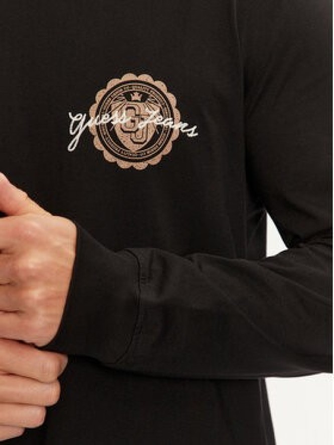 Guess Jeans Longsleeve M4BI84 K8FQ4 Czarny Regular Fit