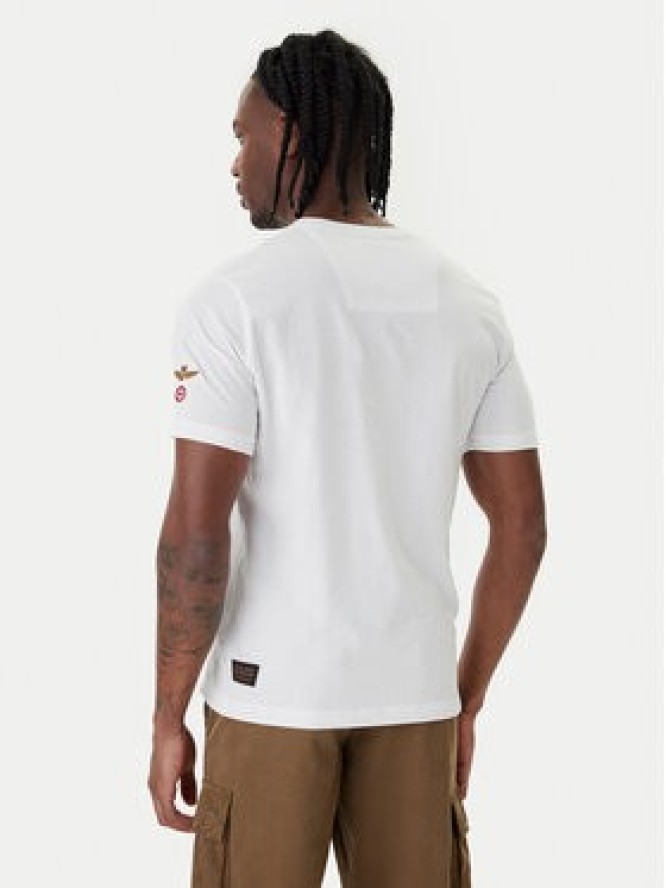 Aeronautica Militare T-Shirt 261TS2536UJ00641 Biały Regular Fit