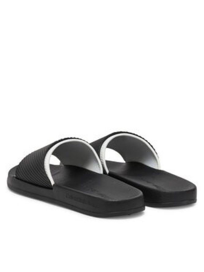 Calvin Klein Jeans Klapki Slide Rubber Neoprene Text YM0YM01234 Czarny