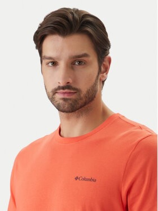 Columbia T-Shirt CSC™ Logo Back Tee 2155011 Pomarańczowy Regular Fit