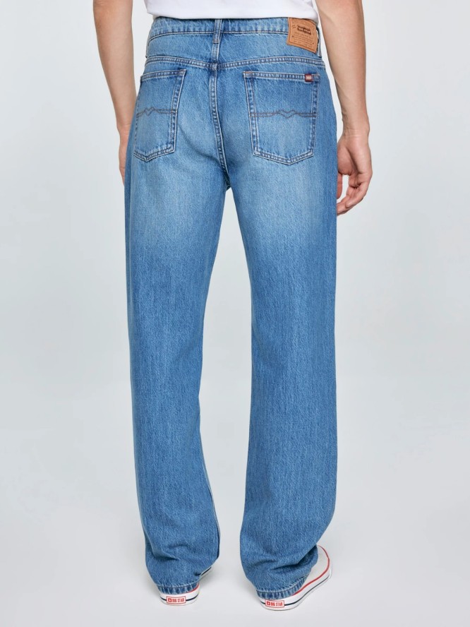 Jeansy męskie loose niebieskie Zack 324