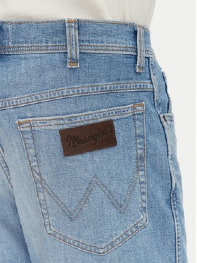 Wrangler Szorty jeansowe Texas 112362508 Niebieski Regular Fit