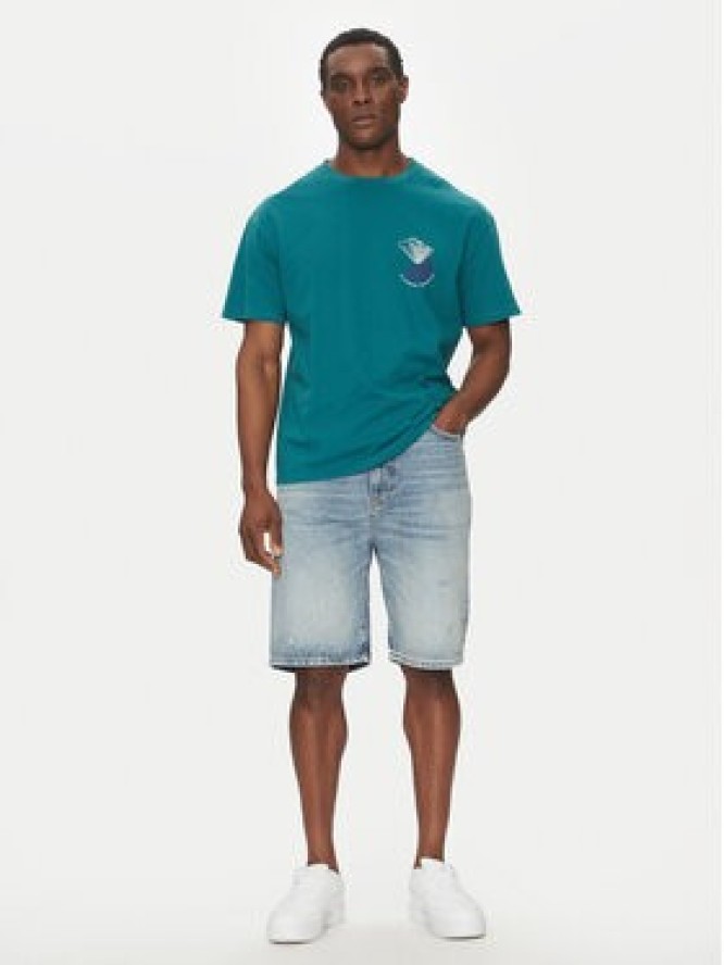 Quiksilver T-Shirt EQYZT08033 Zielony Regular Fit