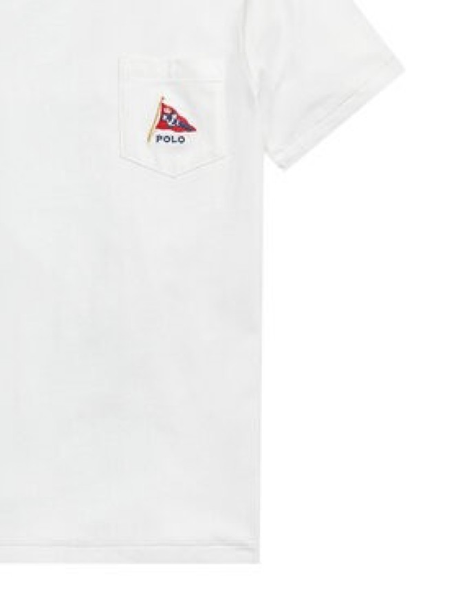 Polo Ralph Lauren T-Shirt 710B21952001 Biały Regular Fit