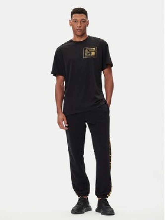 Plein Sport T-Shirt FAEC MTK8362 STE001N Czarny Loose Fit