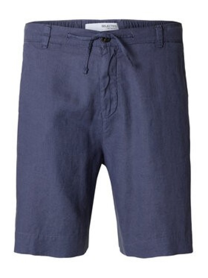 Selected Homme Szorty materiałowe 16097541 Fioletowy Loose Fit