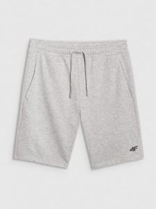 4F Spodenki dresowe regular męskie - szare XXL