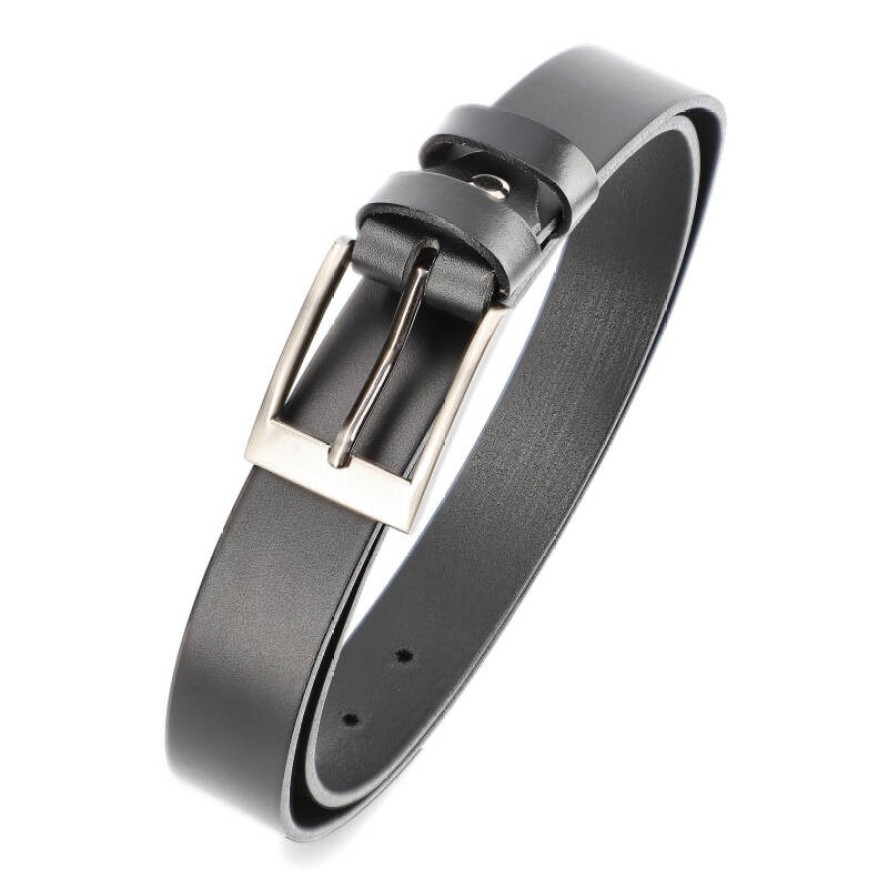 Czarny Skórzany Pasek Męski Armodo