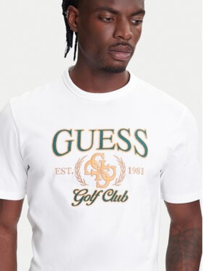 Guess T-Shirt M5YI22 K8FQ4 Biały Regular Fit