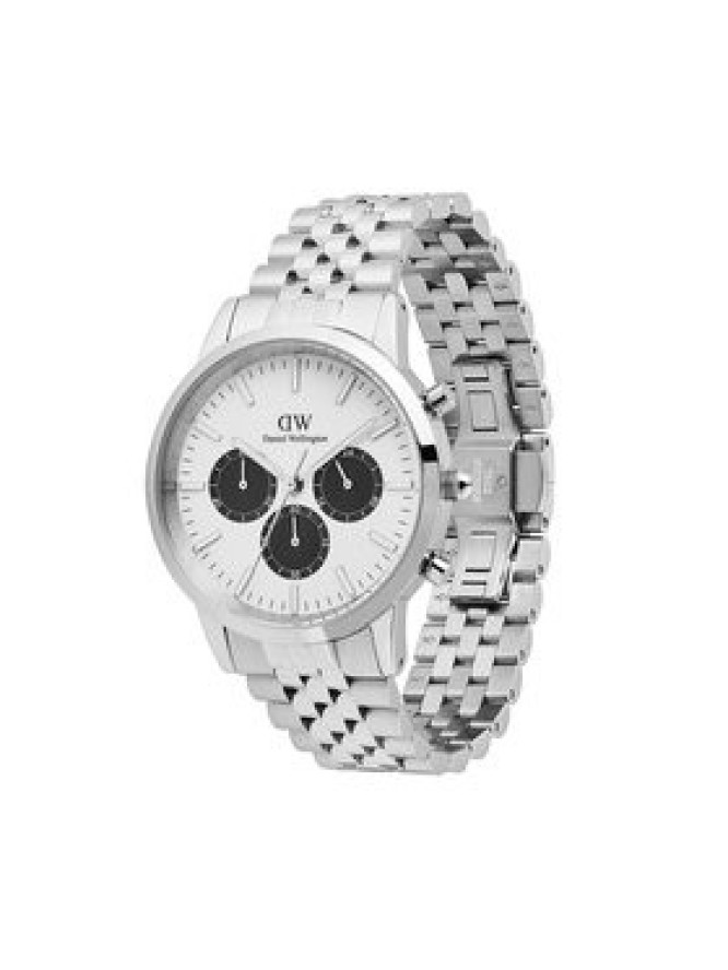 Daniel Wellington Zegarek Iconic Chronograph DW00100872 Srebrny