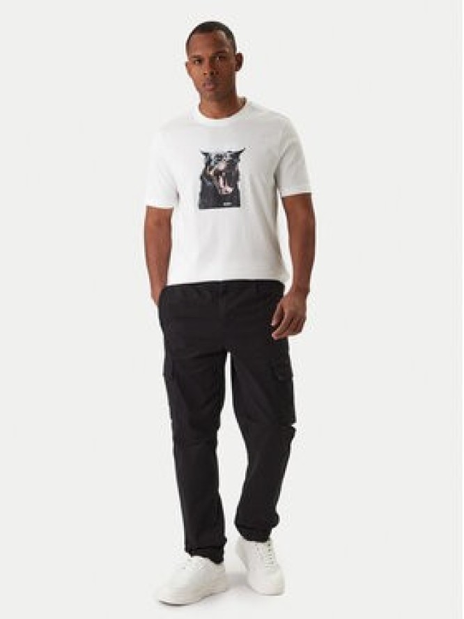 BOSS T-Shirt Dobermann 50558965 Biały Regular Fit