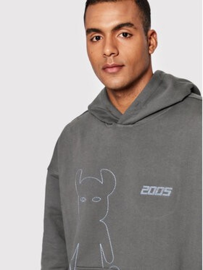 2005 Bluza Unisex Horned Szary Regular Fit