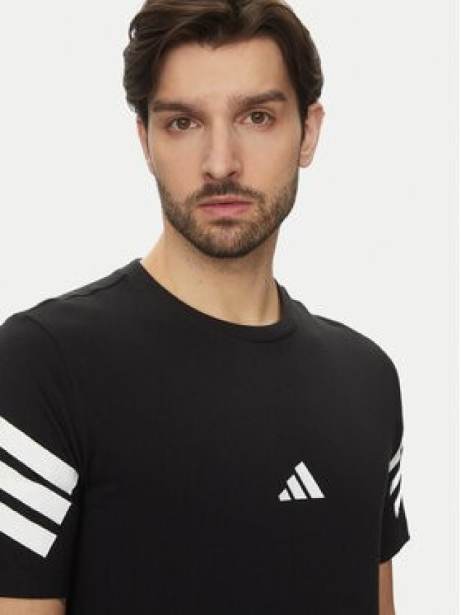 adidas T-Shirt Future Icons 3-Stripes JD4877 Czarny Regular Fit