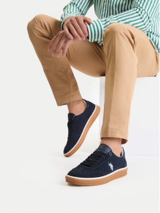 U.S. Polo Assn. Sneakersy EO-EVAN001M/6S1 Granatowy