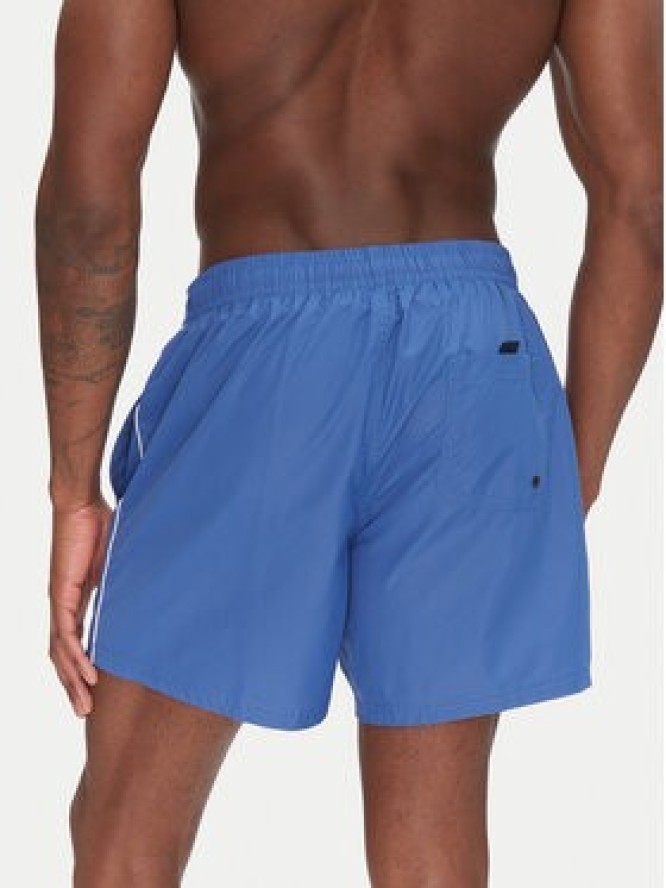 Pepe Jeans Szorty kąpielowe Logo PMB10419 Niebieski Regular Fit