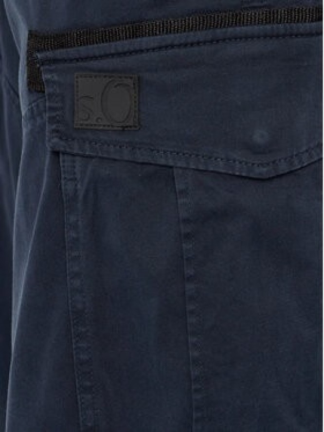 s.Oliver Szorty materiałowe 2141741 Granatowy Regular Fit