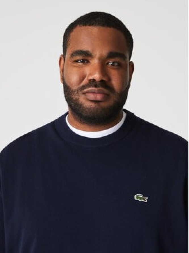 Lacoste Sweter AH1985-166 Granatowy Regular Fit