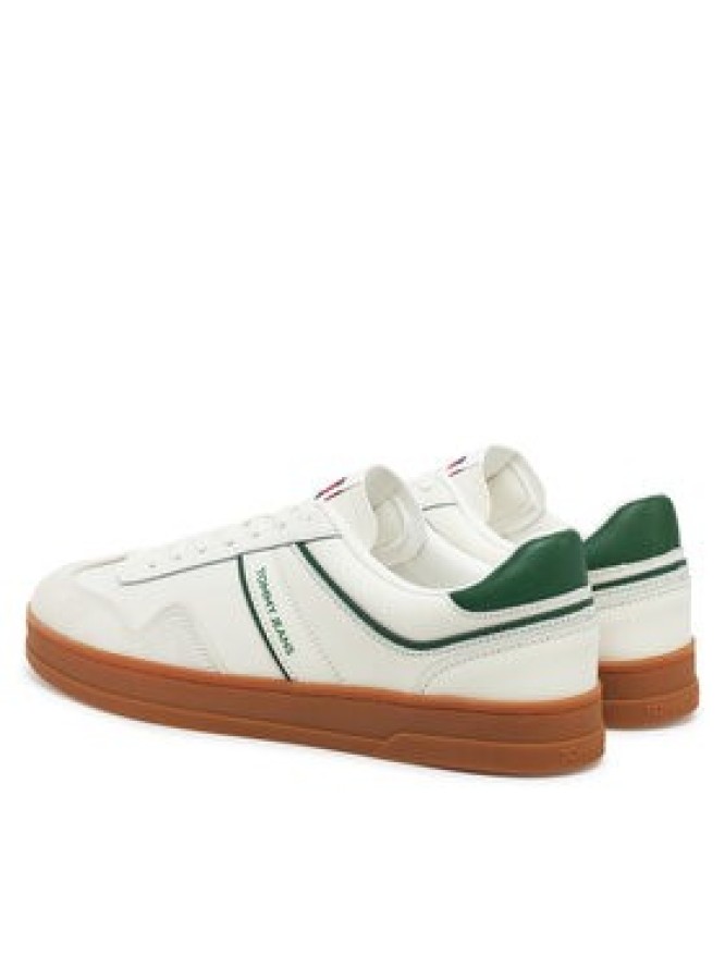 Tommy Jeans Sneakersy The Greenwich Leather EM0EM01571 Écru