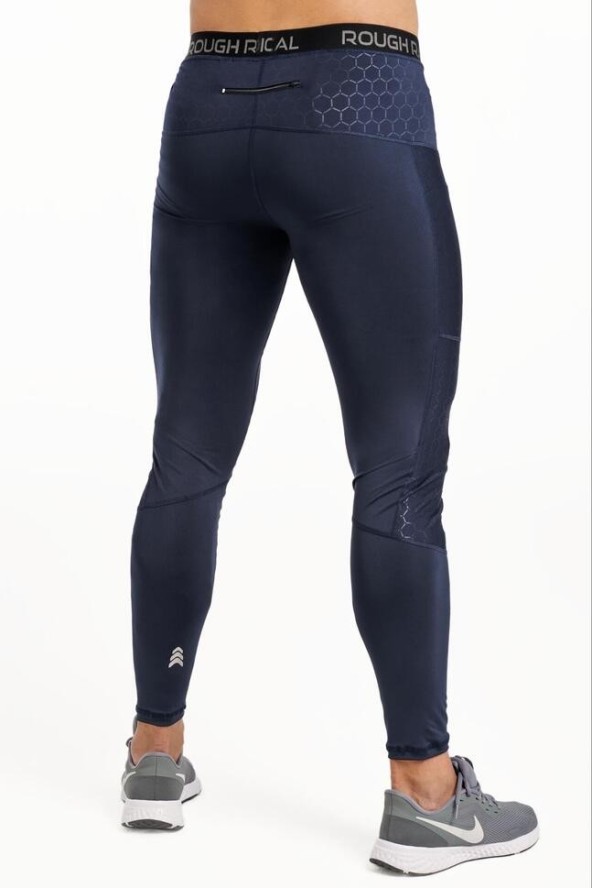 Legginsy do biegania męskie Rough Radical Stone Long z kieszonką