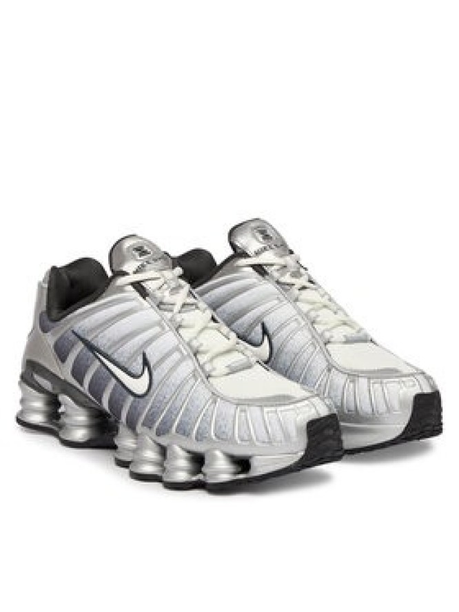 Nike Sneakersy Shox TL Print IH4466 095 Szary jasny
