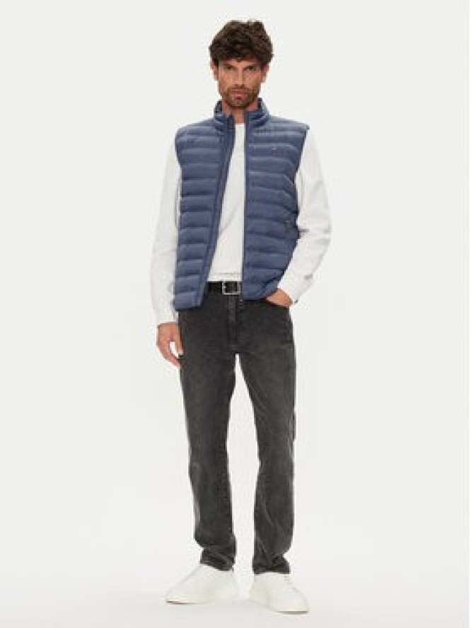 Tommy Hilfiger Kamizelka MW0MW37677 Niebieski Regular Fit