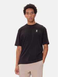On T-Shirt Club-T 1ME1005 Czarny Relaxed Fit