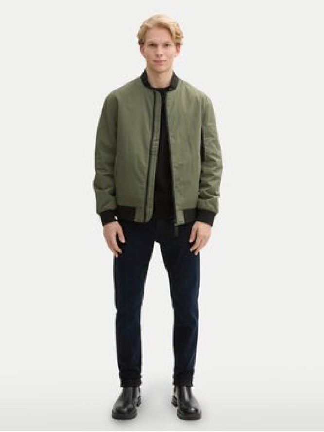 Tom Tailor Denim Kurtka bomber 1043828 Zielony Regular Fit