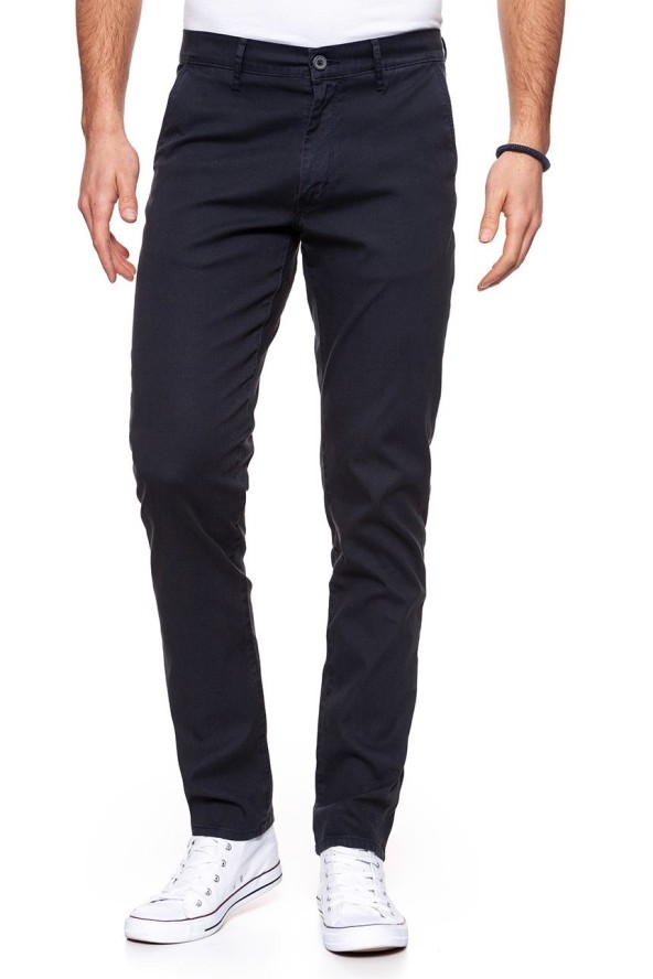 WRANGLER SPODNIE MĘSKIE CHINO NAVY WASHED W16LHE49I 112127311