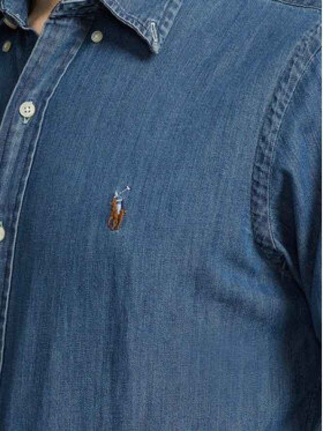 Polo Ralph Lauren Koszula jeansowa 710792043001 Niebieski Custom Fit