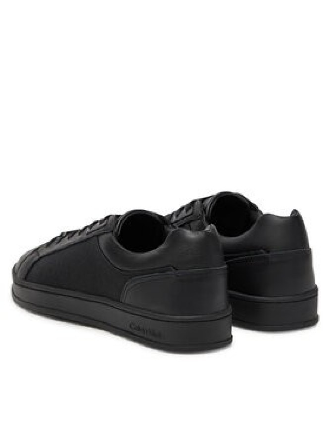 Calvin Klein Sneakersy Low Top Lace Up Eyelet Jaq Mono HM0HM01815 Czarny
