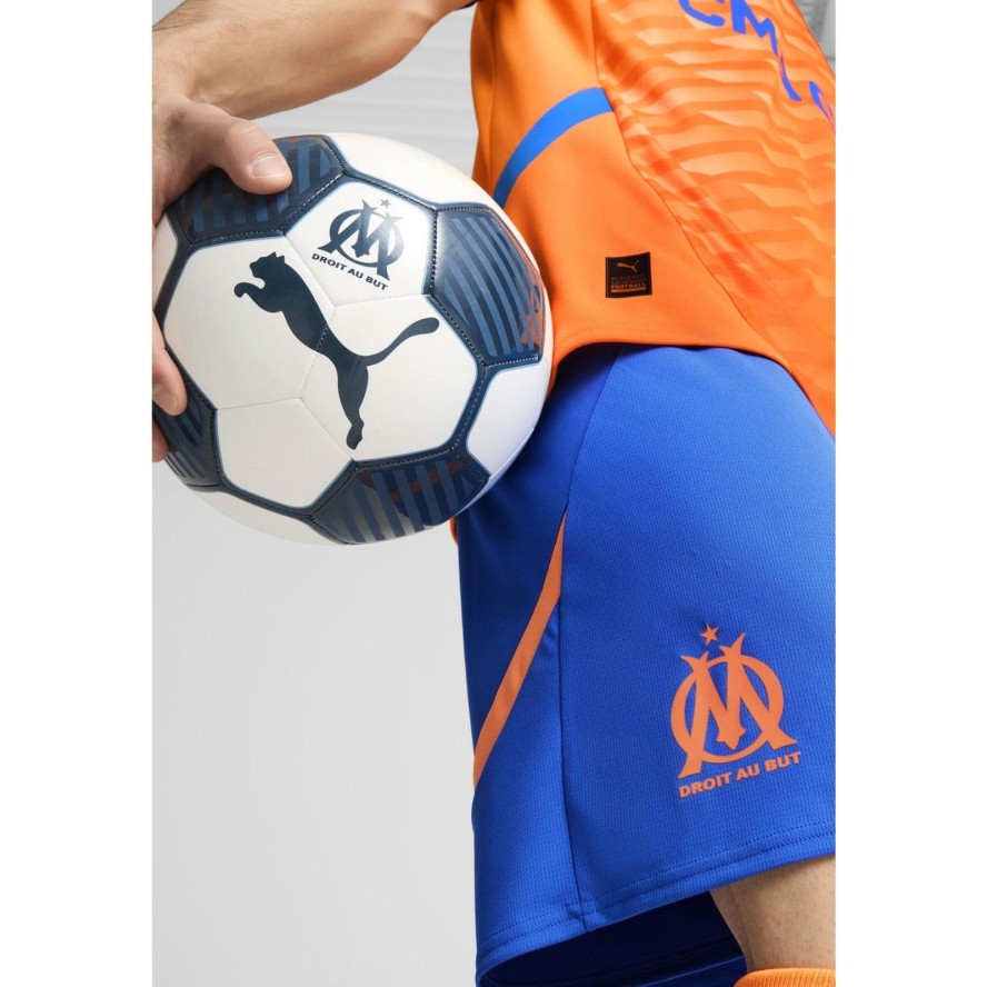 Męskie szorty Olympique Marsylia 24/25 PUMA Racing Blue Fluro Orange Pes